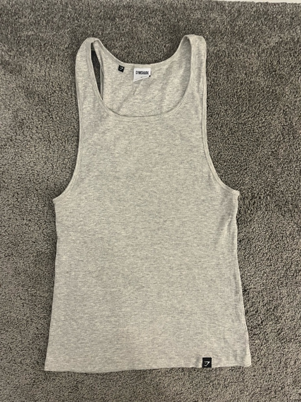 Gymshark Ribbed Gray Tank Top